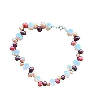 Elegant Multicolor Pearl  bracelet